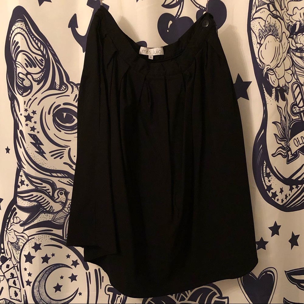Mes Ludo Black Circle Skirt